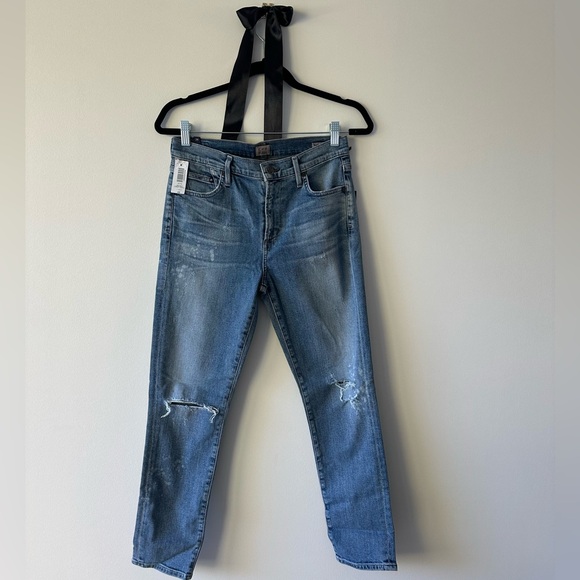 NWT Citizens of Humanity Rocket Crop Fizzle - Picture 1 of 6